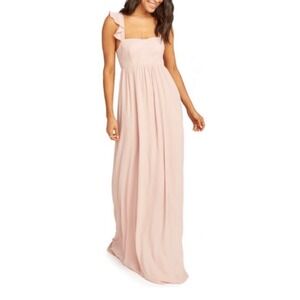 NWT Show Me Your‎ Mumu June Maxi Dress XS Pink Blush Bridesmaid BS9-0170Nh
